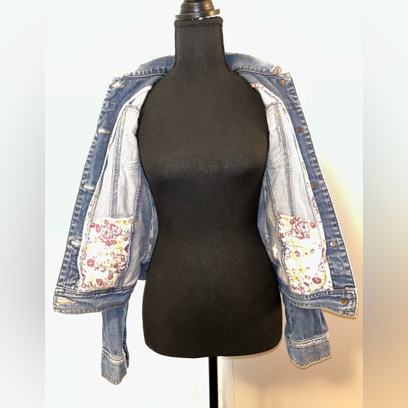 Vintage Hollister Denim Jean Jacket S - Picture 6 of 6